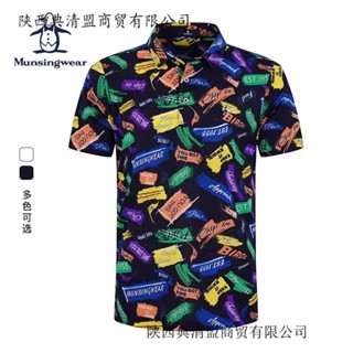 เสื้อยืดแขนสั้นลําลอง คอปกโปโล พิมพ์ลาย DEVEREUX GOLF GOLF ทรงหลวม แบบแห้งเร็ว สไตล์อเมริกัน