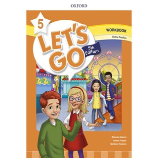 Bundanjai (หนังสือ) Lets Go 5th ED 5 : Workbook with Online Practice (P)