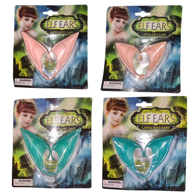 Cadiling Latex-Fairy Ears Luminous Pointed Ears เคล็ดลับ Elf Ears Halloween-Cosplay Ears