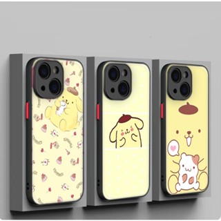 เคสโทรศัพท์มือถือนิ่ม กันเลนส์ ลาย pompompurin sanrio สําหรับ iPhone SE SE2 SE3 7 8 Plus XR XS Max 11 Pro Max 200A