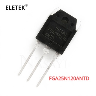 ทรานซิสเตอร์พาวเวอร์ FGA25N120ANTD FGA25N120 TO-3P IGBT 5 ชิ้น