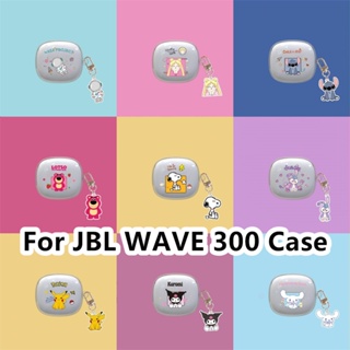 【imamura】เคสหูฟัง แบบนิ่ม แบบใส ลายการ์ตูน สําหรับ JBL WAVE 300 JBL WAVE 300