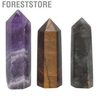 Foreststore Healing Wand Set Amethyst Tiger Eye Chakra Energy Balancing  Meditation