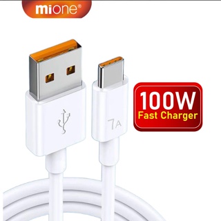 Mione 7A สายชาร์จ Type C 100W USB Type C ชาร์จเร็ว สําหรับ IP 12 13 14ProMax