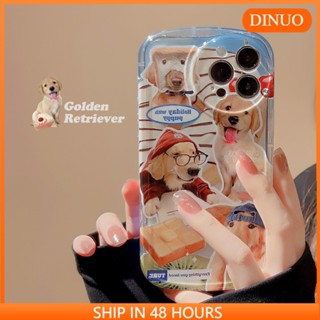 เคสโทรศัพท์มือถือ ลายการ์ตูน Little Golden Retriever สําหรับ iphone14promax 13 12 pro promax 11-DINUO