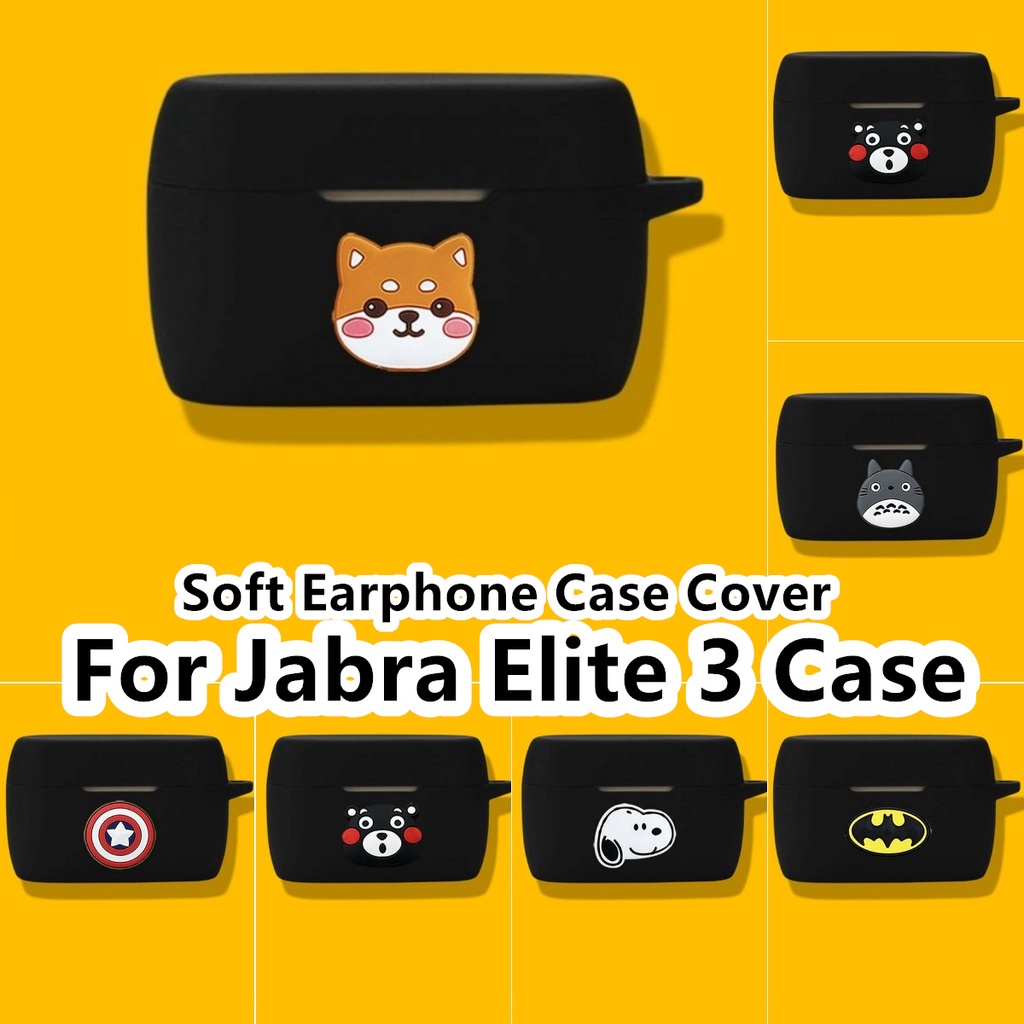 【คุณภาพสูง】เคสหูฟัง แบบนิ่ม ลายการ์ตูน สําหรับ Jabra Elite 3 Jabra Elite 3