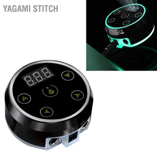 Yagami Stitch 2A Tattoo Power Supply Touch LCD แสดงผล Pen Machine Box US ปลั๊กปุ่มสวิทช์ 1/4in Single Jack Input