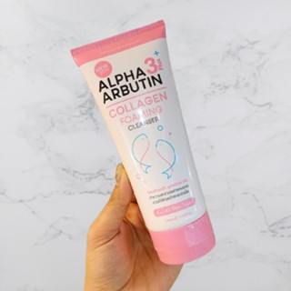 ❤️❤️ โฟมล้างหน้า คอลลาเจน Alpha Arbutin 3+ Collagen Foaming Cleanser 120ml