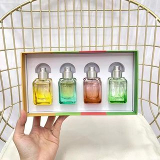 (30ml * 4) Hermes Garden perfume Sample Set of Four Hermes ชุดกล่องน้ําหอม ขนาดเล็ก 4/4 Nile Garden 30 มล.*4