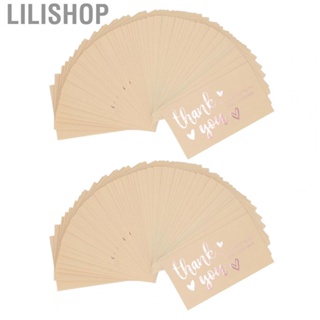 Lilishop Thank You Cards  Business Thank You Cards 3.5x1.9inch Paper  for Wedding