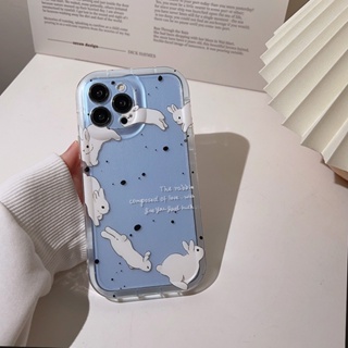 เคสโทรศัพท์มือถือแบบนิ่ม ใส ลายกระต่ายวิ่งน่ารัก สําหรับ Huawei Honor X9A X9 X8 X7 X5 X40 X20 X10 X30i X30 X50i X40 GT