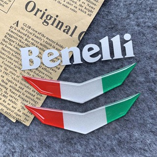 สติกเกอร์อีพ็อกซี่ ลายธง Benelli 3D สําหรับติดตกแต่งรถมอเตอร์ไซด์