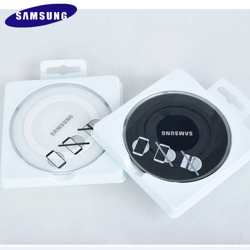 Samsung แผ่นชาร์จไร้สาย 5V 2A QI พร้อมสายเคเบิล Micro USB สําหรับ Galaxy S7 S6 Edge Note 5 7 8 9 S10 5G Iphone 8 11 X XS