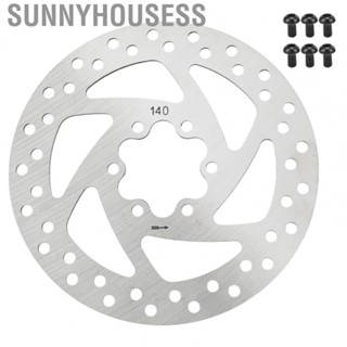 Sunnyhousess 140mm Brake Disk   Brake Disk 6 Hole with Screws for Modification