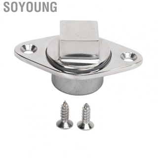 Soyoung Boat Drain Plug  Marine Water Plug Silicone Seal 316 Stainless Steel High Strength Mirror Polished Rustproof  for Kayak Yacht RV