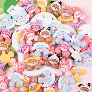 [3#] สไตล์ใหม่ เรซิน เครื่องประดับ การ์ตูน Sanrio ป๊อปคอร์น เด็กผู้หญิง diy กาวครีม เคสโทรศัพท์ แพทช์ เครื่องประดับผม หัวเข็มขัดรองเท้า SZ