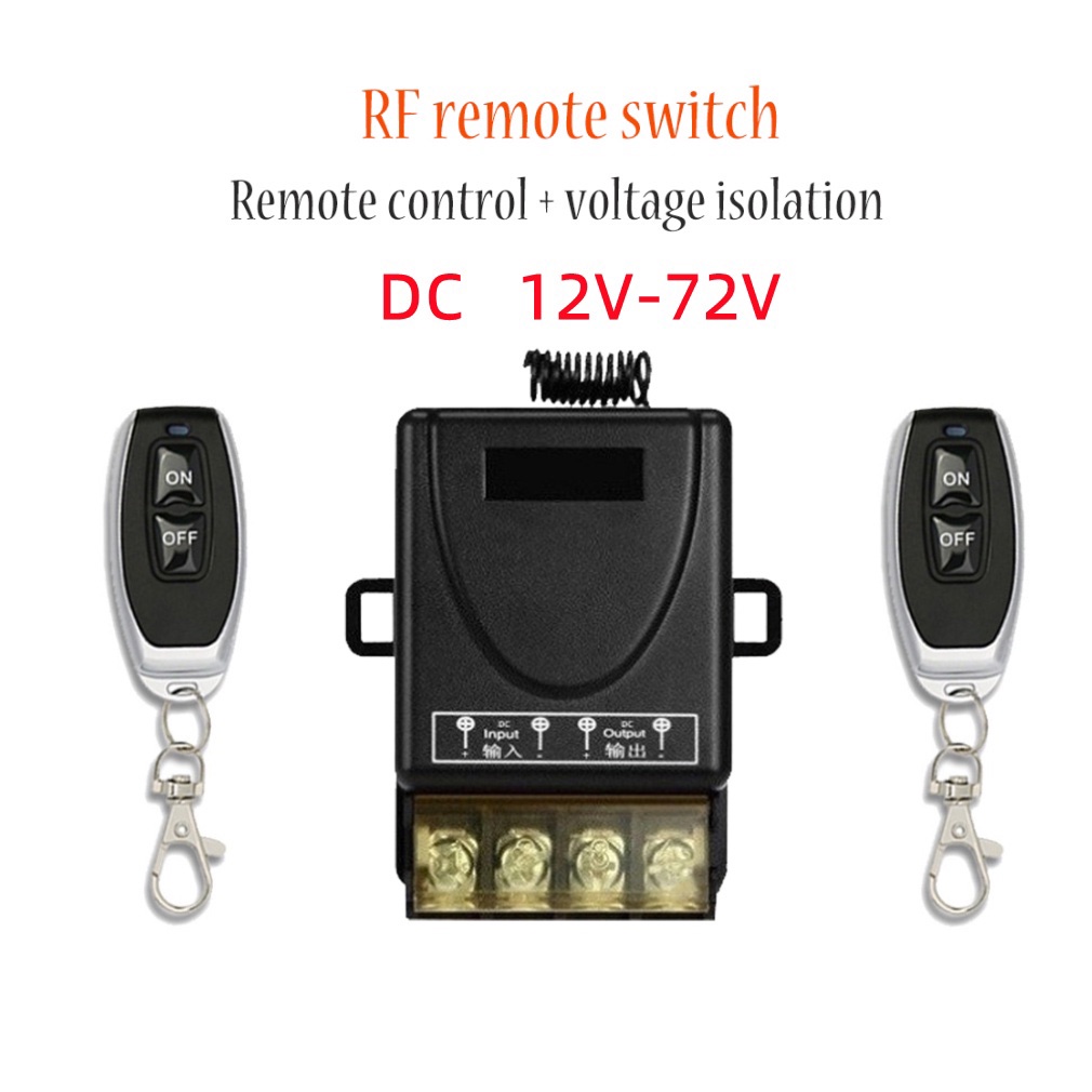 ส่งจากทม สวิตช์รีโมตควบคุมปั๊มน้ํา remote switch breaker 433mhz 220V 1Ch 30A ตัวรับสัญญาณ เปิด ปิด ไร้สาย RF
