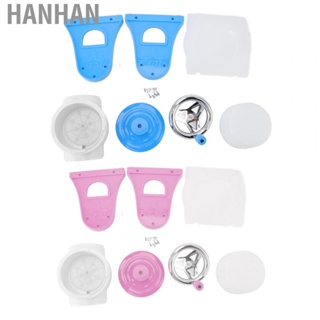 Hanhan Ice Crusher Multipurpose Easy To Store PP Rustproof Hand Crank Shaved Ice Machine for  Stalls for Home