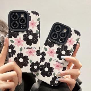 🔥 ดอกไม้ เคสไอโฟน11 เคส IPhone 11 หนังโทรศัพท์มือถือหนังแข็งกันกระแทกสำหรับ เคส Apple IPhone 14 Pro Max 13 เคส i8plus เคสไอโฟน13 Pro Max 11 12 X 7 iPhone Xr 11 8 plus เคสไอโฟน7พลัส SE3 เคสไอโฟนXR เคสi11 XS SE2 2020 Case