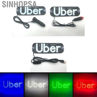 Sinhopsa Taxi  Sign Light Green 6.3x19cm 3W Energy Saving for Uber Display Indicator Lamp for Car Window