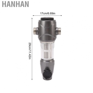 Hanhan Sediment Water Filter  1/2in Protective Stainless Steel Mesh 40 To 60 Microns High Accuracy Spin Down Water Filter  for City Well Water