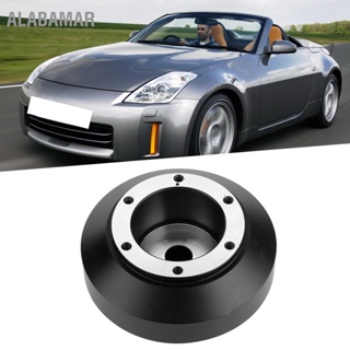 ALABAMAR ชุดอะแดปเตอร์ฮับสั้นพวงมาลัย 6 รู 141H เหมาะสำหรับ Nissan 350Z/370Z/Amada/Versa/Cube