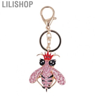 Lilishop Rhinestones Honeybee Keychains  Honeybee Keychains Hand Crafted  for Backpack