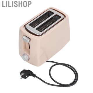 Lilishop 2 Slices Toaster  Removable Tray Automatic Toaster  for Cafe