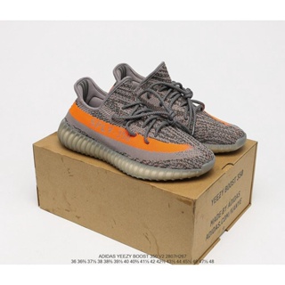 【ฟรีถุงเท้า】UA Kanye West x Yeezy Boost 350 V2 BelugaReflectiv รองเท้าผ้าใบ ลําลอง เหมาะกับการวิ่ง ไซซ์ 36-48 สําหรับผู้ชาย ผู้หญิง ส่งฟรี E297