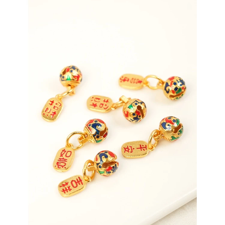 ลูกปัดทราย สีทอง ขนาดเล็ก สำหรับทำเครื่องประดับ DIY thumbnail 5