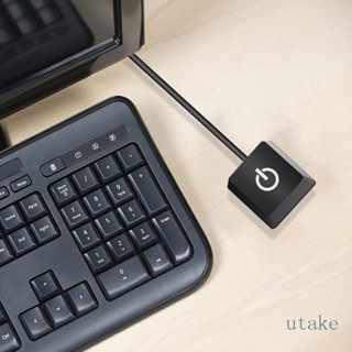 Utakee เมนบอร์ดสวิตช์ไฟ LED 4 เมตร แบบพกพา หลากสี สําหรับคอมพิวเตอร์ตั้งโต๊ะ PC