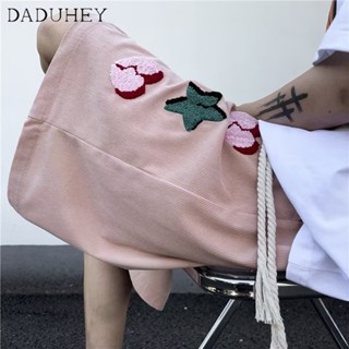 DaDuHey🔥 Mens Summer Fashion Brand Fashionable Loose All-Match Shorts 2023 Casual Embroidered Solid Color Sports Shorts Jogger Pants