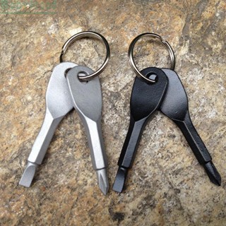 【Big Discounts】Screwdrivers Key Shape Portable Slotted&amp;Phillips Electrician Home Mini New#BBHOOD