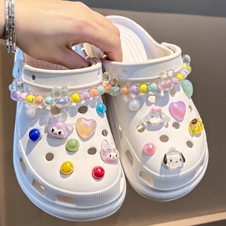 อุปกรณ์เสริม จี้รูปจระเข้ Jibitz Croc Charm Pin Crocs Jibbitz แบบโซ่ การตกแต่งการอุดตัน ตกแต่งรองเท้า เสน่ห์ของหลุม 洞洞鞋装饰