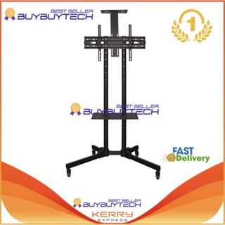 buybuytech TV Stand ขาตั้งทีวี ขนาด 32-65 สูง 200 cm . โชว์สินค้า ขาตั้งทีวีเคลื่อนที่ได้ ปรับ ก้ม เงย