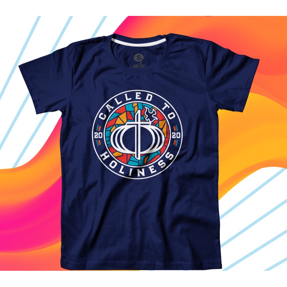 เสื้อยืดทรงรอบคอสำหรับผู้ชาย แบบเรียบหรู tema Holiness CFC 2023