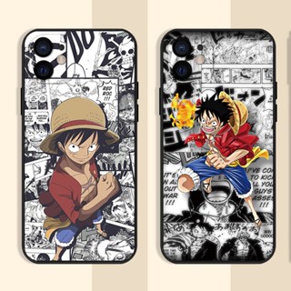 เคส OPPO A17 A77S A57 2020 A15 A15S A9 2020 A5 2020 A54 A53 A16 F9 A12 A7 A5S One Piece Luffy TPU เคสโทรศัพท์มือถือ