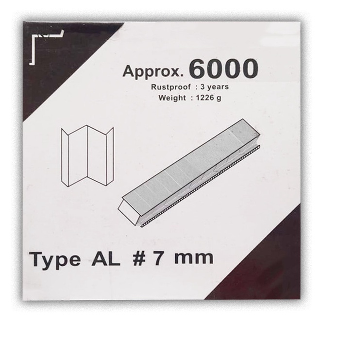 AL Type V Nails 7mm / V Frame Nails / V Nail เนื้อหา 6,000 ชิ้น