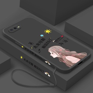 เคสโทรศัพท์มือถือ ซิลิโคนนิ่ม TPU ลายดอกไม้น่ารัก พร้อมสายคล้อง สําหรับ OPPO Reno5 Reno5pro Reno 5pro+ Reno6 Reno6 4g Reno6pro Reno6 pro + Reno7 4g Reno7 5g Reno7 z