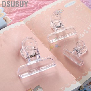 Dsubuy Clear Plastic Clips Clamps Multi Purpose  Snack Sealing  Long Tail