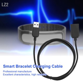 LZ2 5i ยาง TPE สายอ่อนสีดำสร้อยข้อมือสมาร์ทน้ำหนักเบาสายชาร์จ USB สายชาร์จนาฬิกาสำหรับ Huawei 4