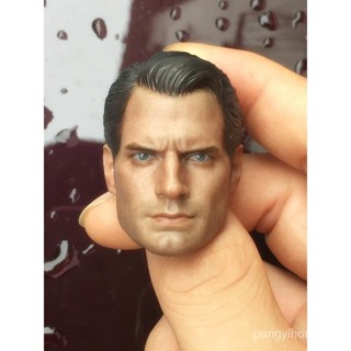 ฟิกเกอร์ Superman vs Batman 2.0 Clark Male Head 1/6 Soldier Head Sculpture Can Matched HOTTOYS JI5Y