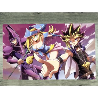 Yu-gi-oh! แผ่นรองเมาส์เล่นเกม Playmat Dark Magician Girl CCG TCG สําหรับเล่นเกม