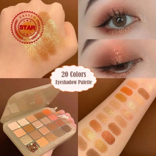 พาเลทอายแชโดว์ ไฮไลท์ 20 สี ติดทนนาน B8A3