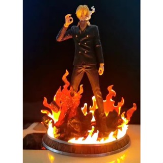 โมเดลฟิกเกอร์ One Piece Sanji Shike แบบเรืองแสง สําหรับตกแต่ง