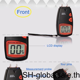 【Global】บล็อกไม้ทดสอบความชื้น ดิจิทัล หน้าจอ LCD แบบพกพา