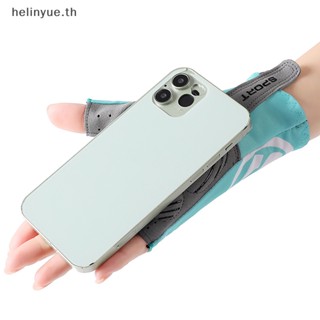 Helinyue ถุงมือครึ่งนิ้ว กันลื่น สําหรับขี่จักรยาน 1 คู่