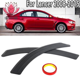 สติกเกอร์ติดบังโคลนหน้ารถยนต์ ด้านข้าง สไตล์ EVO สําหรับ Mitsubishi Lancer 2008-2015 2 ชิ้น