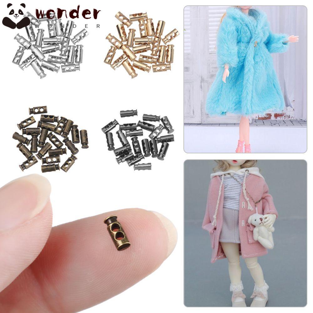 Wonder กระดุมฮอร์น ขนาดเล็ก 7 มม. แฮนด์เมด DIY สําหรับทําเครื่องประดับ เสื้อโค้ท 20 ชิ้น