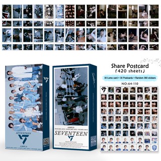 Seventeen อัลบั้ม FML โปสการ์ด (30 ชิ้น) + โฟโต้การ์ด (30 ชิ้น) + สติกเกอร์ (144 ชิ้น)